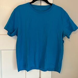 Everlane Vibrant Blue Crew Neck Tee